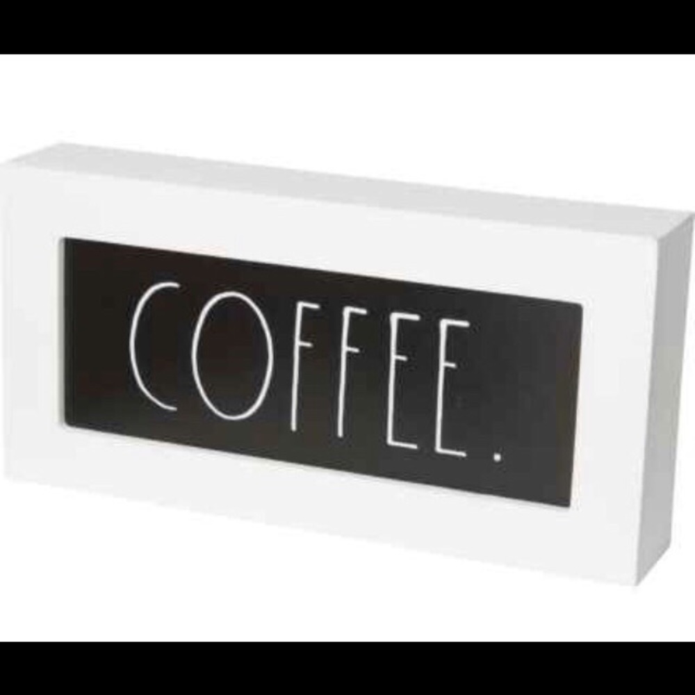 💛NWT💛 Authentic Rae Dunn “COFFEE” Sign❣️